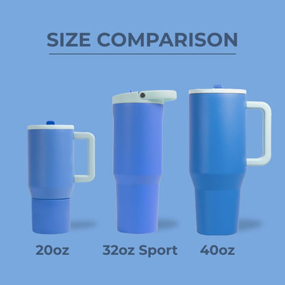 HydroJug Sport - Stainless Steel Tumbler with Straw, Vacuum Insulated, 40oz Leakproof Water Bottle, Ergonomic Design, Reusable, Dishwasher Safe, Rubber Base, Durable for Gym or Outdoors, Sage