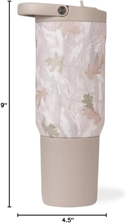 HydroJug Sport - Stainless Steel Tumbler with Straw, Vacuum Insulated, 40oz Leakproof Water Bottle, Ergonomic Design, Reusable, Dishwasher Safe, Rubber Base, Durable for Gym or Outdoors, Sage