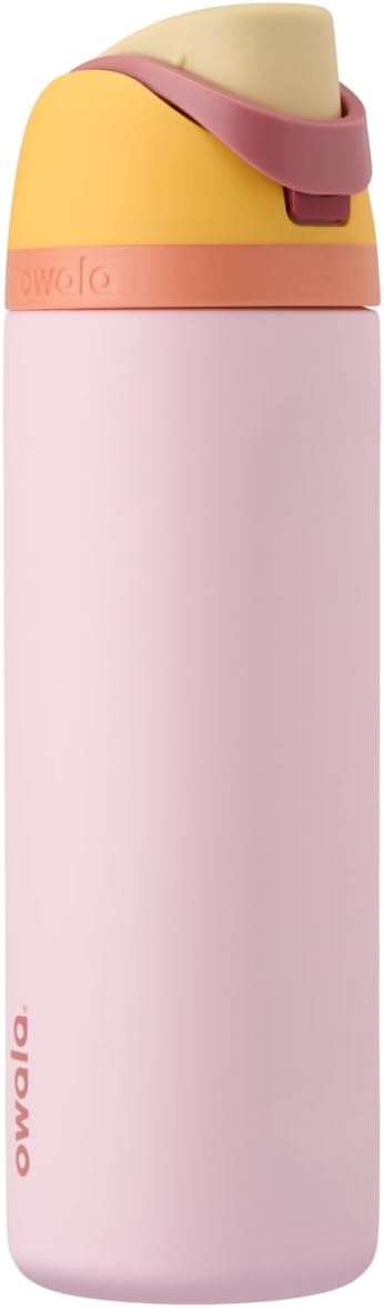 Owala FreeSip Insulated Stainless Steel Water Bottle with Straw, BPA-Free Sports Water Bottle, Great for Travel, 32 Oz, Denim