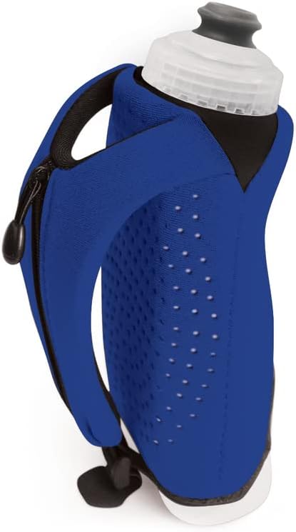 Amphipod Hydraform Ergo-Lite Handheld Water Bottle, BPA-Free Minimalist Insulated Hydration for Ultra-Running & Walking - Charcoal - 10.5 oz