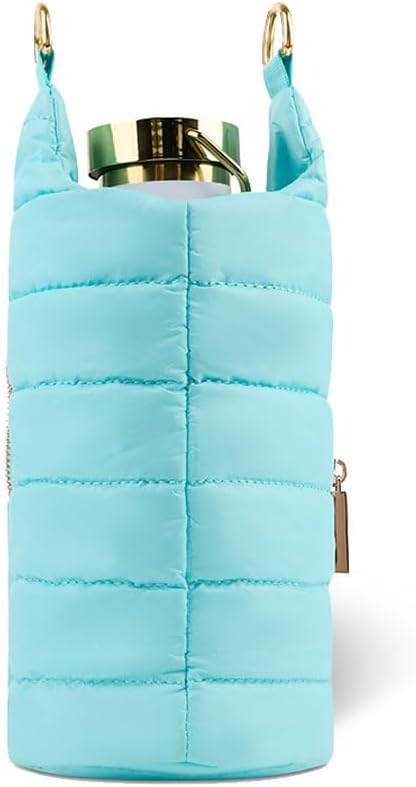 WanderFull Original HydroBag Fits Up to 32 oz Water Bottle Holder with Strap – Hands-Free Crossbody Water Bottle Carrier Bag with Phone Pocket - Colors A