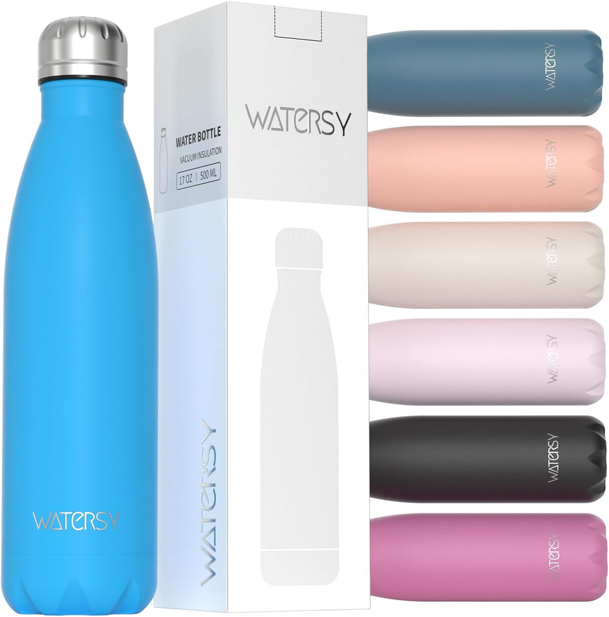 Stainless Steel water bottle,17oz Insulated Water Bottles