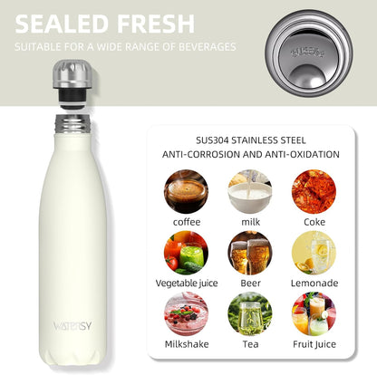 Stainless Steel water bottle,17oz Insulated Water Bottles
