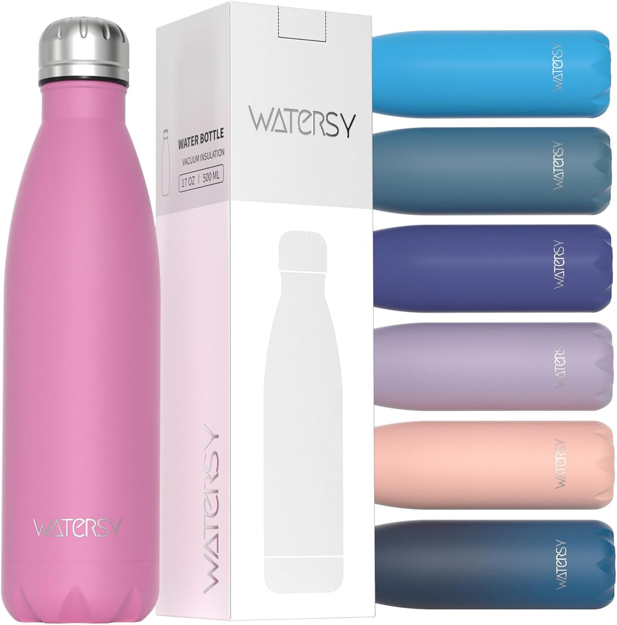 Stainless Steel water bottle,17oz Insulated Water Bottles