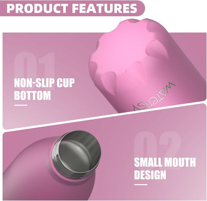 Stainless Steel water bottle,17oz Insulated Water Bottles
