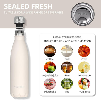 Stainless Steel water bottle,17oz Insulated Water Bottles