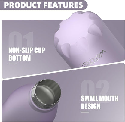 Stainless Steel water bottle,17oz Insulated Water Bottles