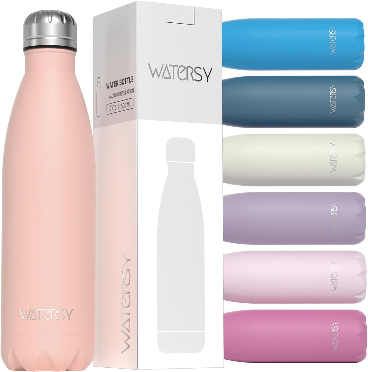 Stainless Steel water bottle,17oz Insulated Water Bottles