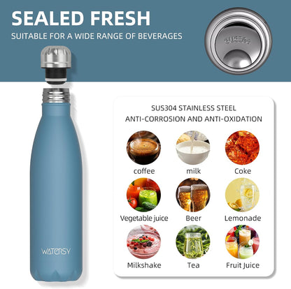 Stainless Steel water bottle,17oz Insulated Water Bottles
