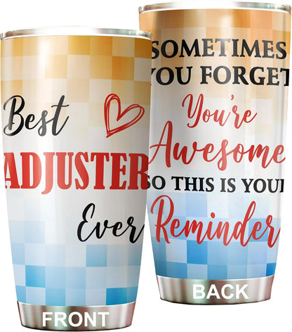 Best Caterer Ever Tumbler Stainless Steel 20oz, Office Gifts Women Men Work Friends Coworker, Driking Coffee Cup For Birthday Christmas - Colors M