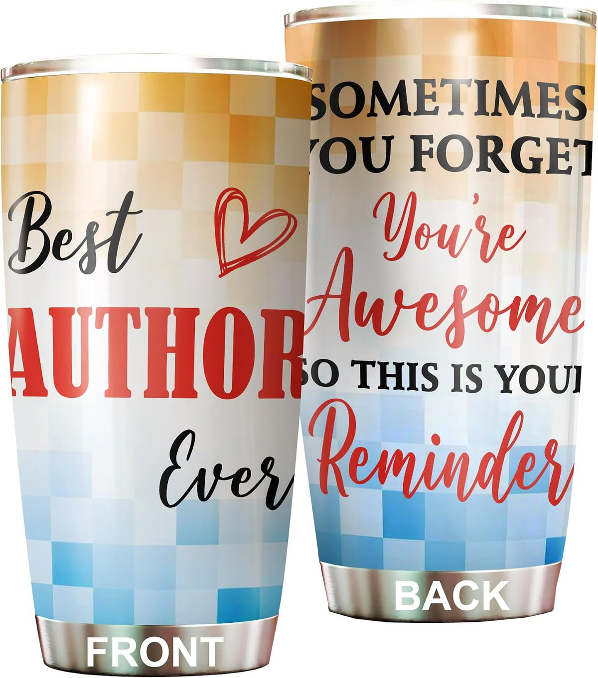 Best Caterer Ever Tumbler Stainless Steel 20oz, Office Gifts Women Men Work Friends Coworker, Driking Coffee Cup For Birthday Christmas - Colors M