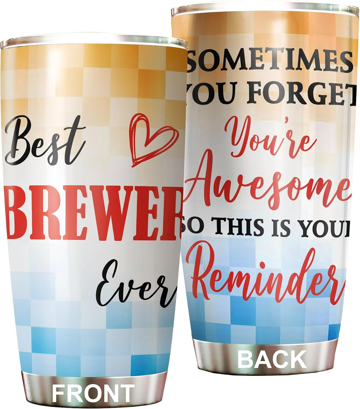 Best Caterer Ever Tumbler Stainless Steel 20oz, Office Gifts Women Men Work Friends Coworker, Driking Coffee Cup For Birthday Christmas - Colors M
