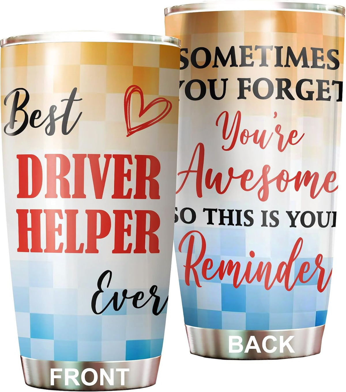 Best Caterer Ever Tumbler Stainless Steel 20oz, Office Gifts Women Men Work Friends Coworker, Driking Coffee Cup For Birthday Christmas - Colors M