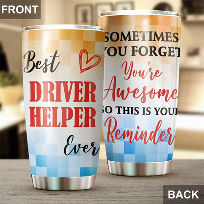 Best Caterer Ever Tumbler Stainless Steel 20oz, Office Gifts Women Men Work Friends Coworker, Driking Coffee Cup For Birthday Christmas - Colors M