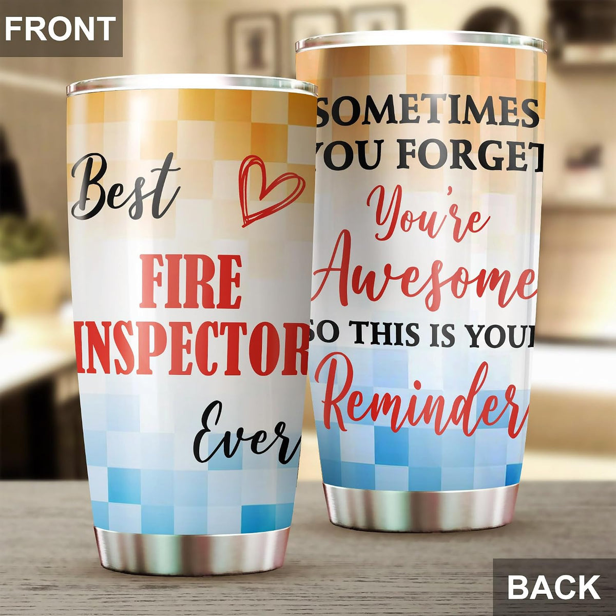 Best Caterer Ever Tumbler Stainless Steel 20oz, Office Gifts Women Men Work Friends Coworker, Driking Coffee Cup For Birthday Christmas - Colors M