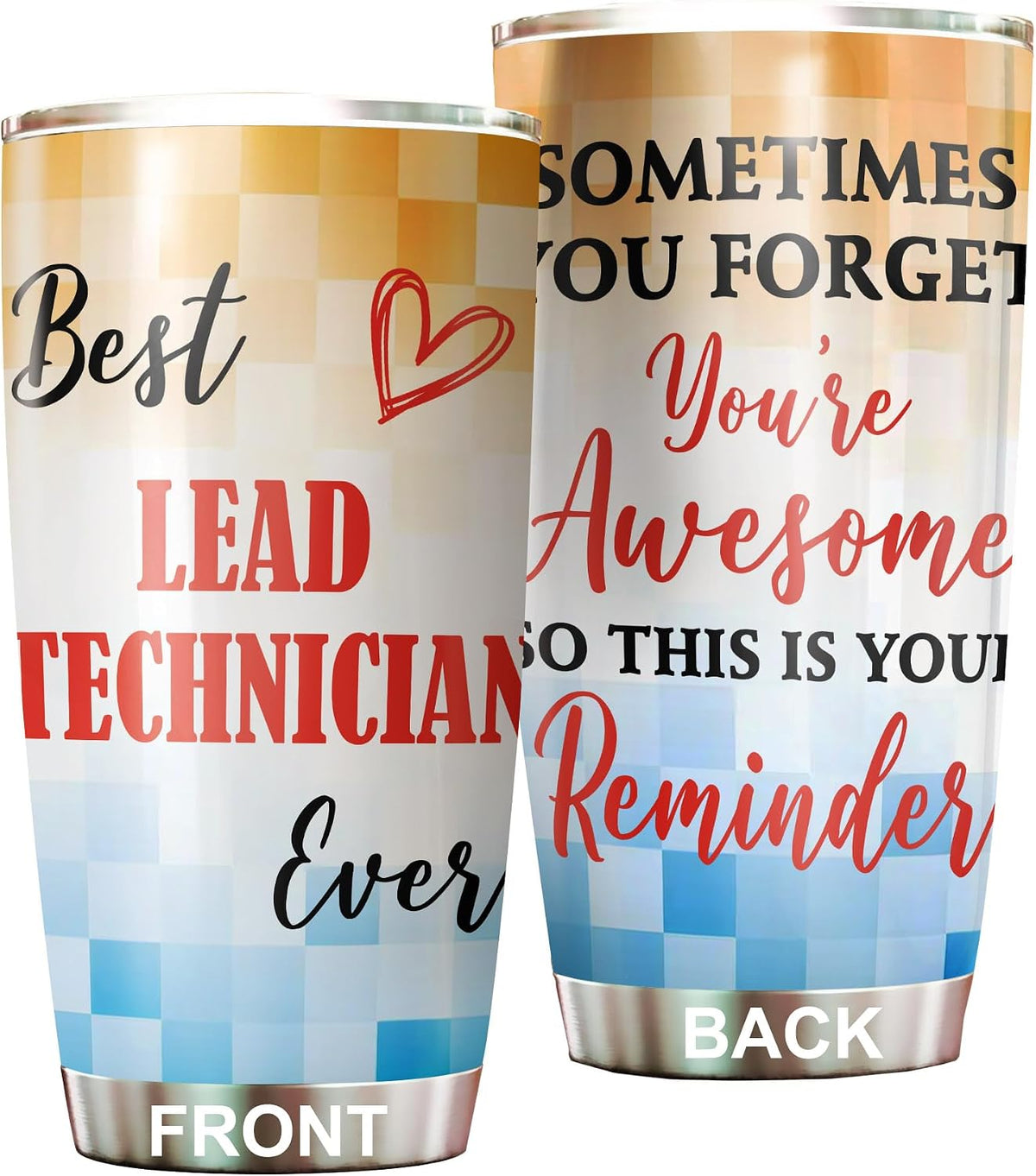 Best Caterer Ever Tumbler Stainless Steel 20oz, Office Gifts Women Men Work Friends Coworker, Driking Coffee Cup For Birthday Christmas - Colors M