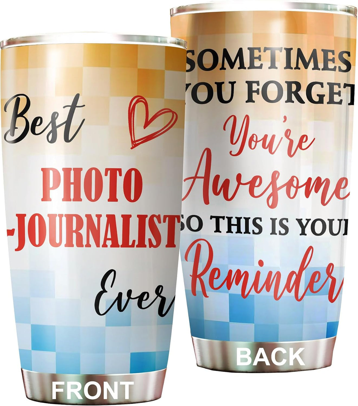 Best Caterer Ever Tumbler Stainless Steel 20oz, Office Gifts Women Men Work Friends Coworker, Driking Coffee Cup For Birthday Christmas - Colors M