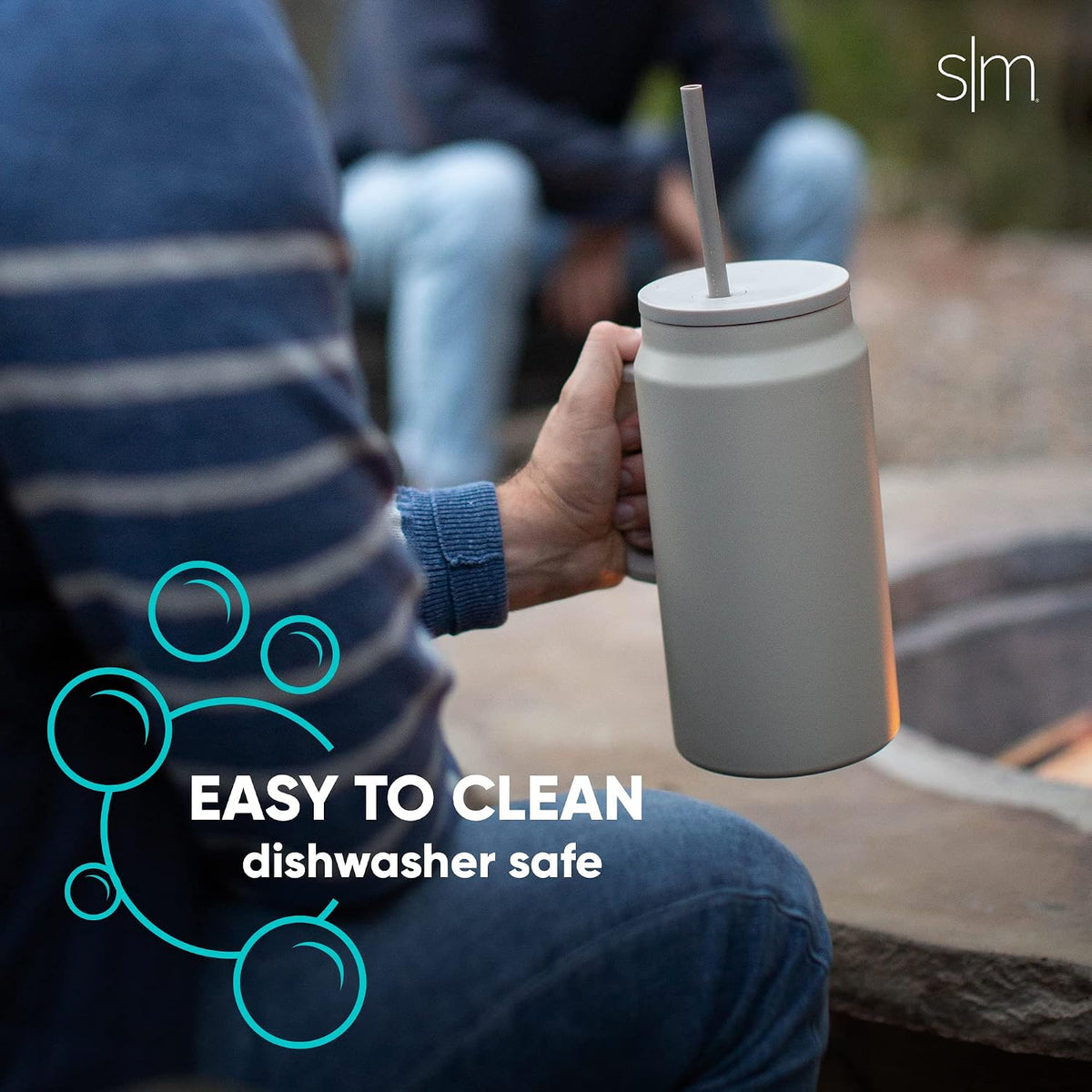 50 oz Mug Tumbler with Handle and Straw Lid | Reusable Insulated Stainless Steel Large Travel Jug Water Bottle | Gifts for Women Men Him Her | Trek Collection | 50oz | 80s Mix