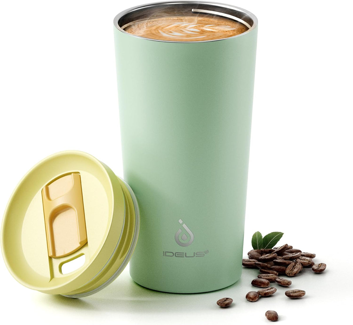17 oz Travel Coffee Mug, Double Wall Vacuum Stainless Steel Insulated Coffee Tumbler With Lid, Splash-Proof & Cup Holder Friendly, Keeps Drinks Hot/Cold, Dishwasher Safe, Purple
