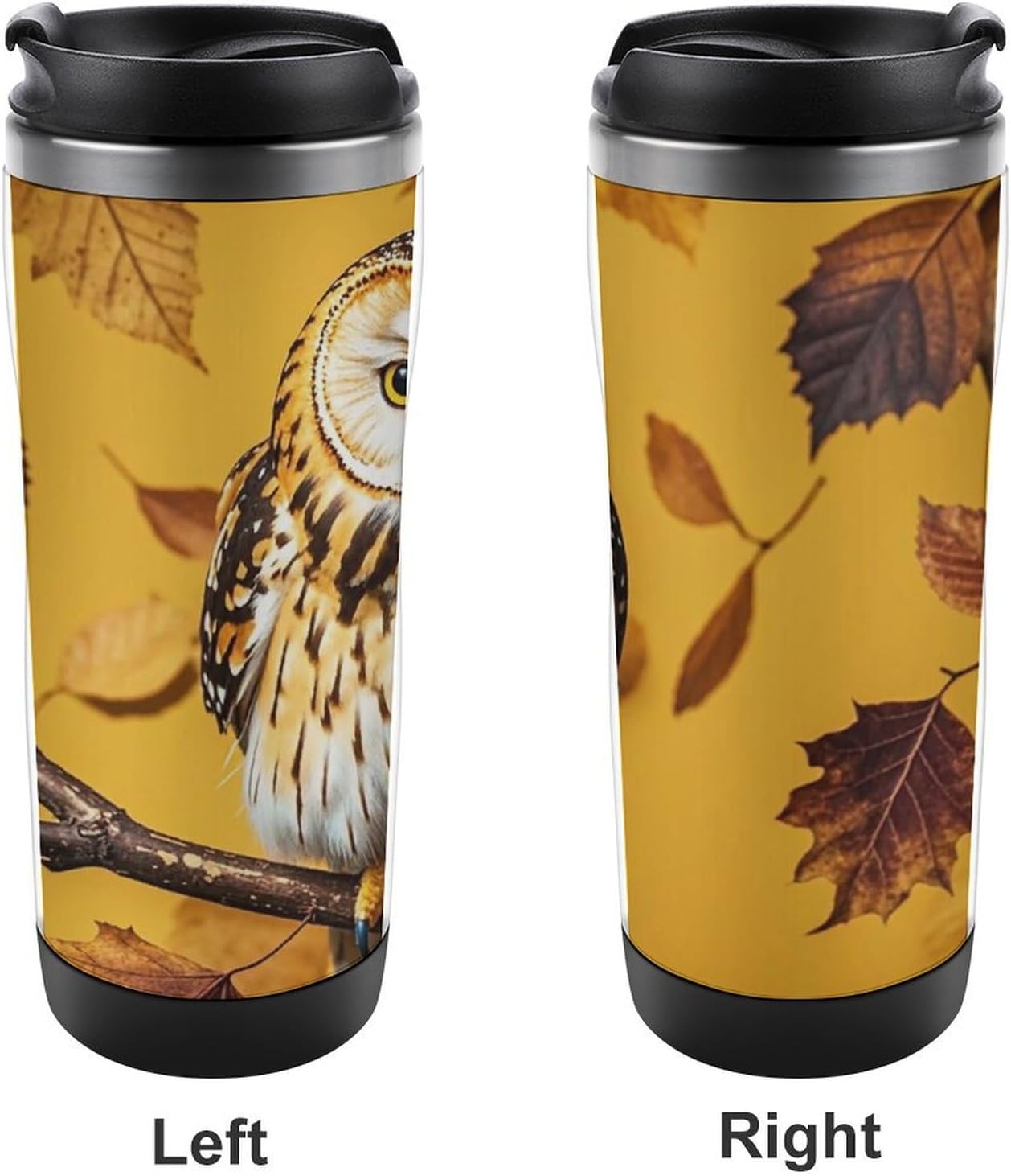 15oz Vacuum Insulated Stainless Steel Tumbler with Leakproof Lid Moonlight Watercolor Style Ninja 304 Stainless Steel Travel Mug Wide Mouth Coffee Cup for Hot & Cold Drinks (380ml)