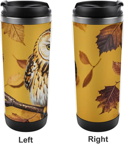 15oz Vacuum Insulated Stainless Steel Tumbler with Leakproof Lid Moonlight Watercolor Style Ninja 304 Stainless Steel Travel Mug Wide Mouth Coffee Cup for Hot & Cold Drinks (380ml)