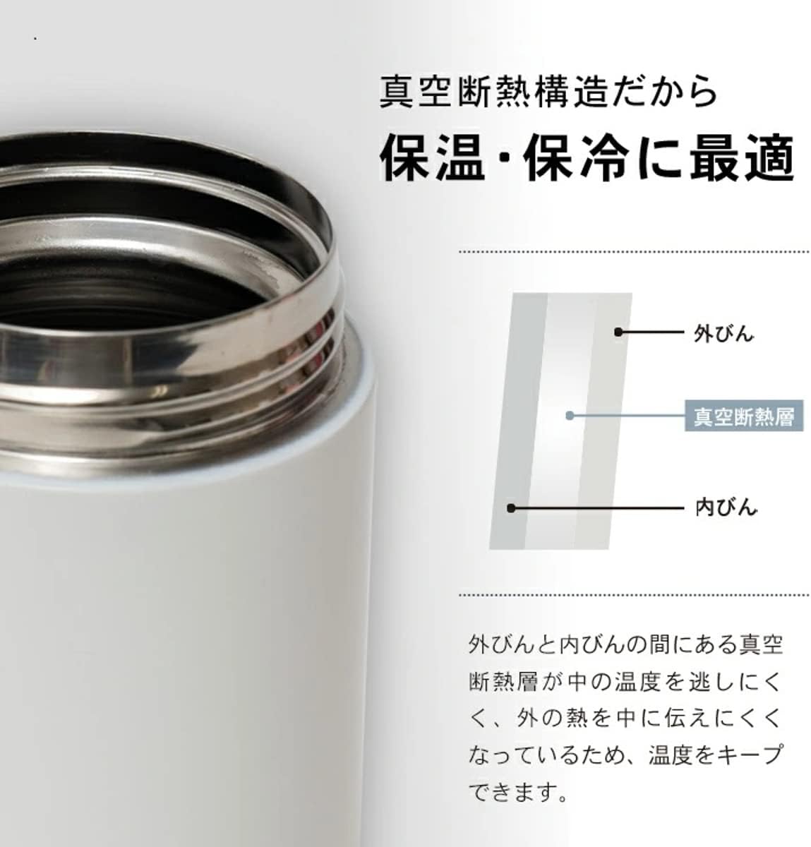 アスベル Asbel TLW350 Vacuum Insulated Tumbler, Easy to Clean, 11.8 fl oz (350 ml), Black, Earth Color A3311