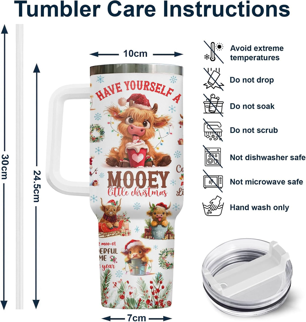 Funny Cow Forgot What Was 40 oz Tumbler with Handle, Cow Lover Gift | Ranch Lover Gift, Heifer Ranch Farmhouse Cattle Moo Barnyard Humor Witty Hilarious Comedy Tumbler