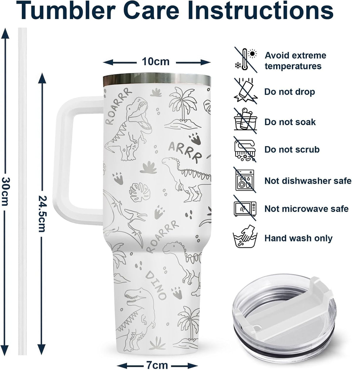 Funny Cow Forgot What Was 40 oz Tumbler with Handle, Cow Lover Gift | Ranch Lover Gift, Heifer Ranch Farmhouse Cattle Moo Barnyard Humor Witty Hilarious Comedy Tumbler