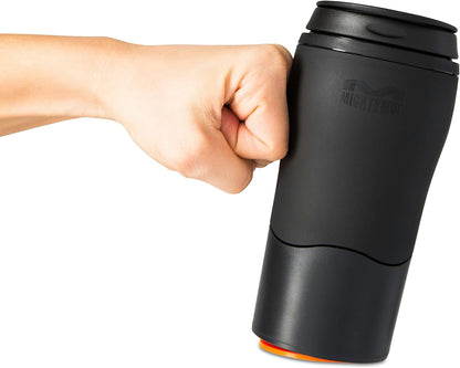 Plastic Travel Mug, No Spill Double Wall Tumbler, Cold/Hot, Cup-Holder Friendly, Dishwasher Safe, (Cream, 12oz)