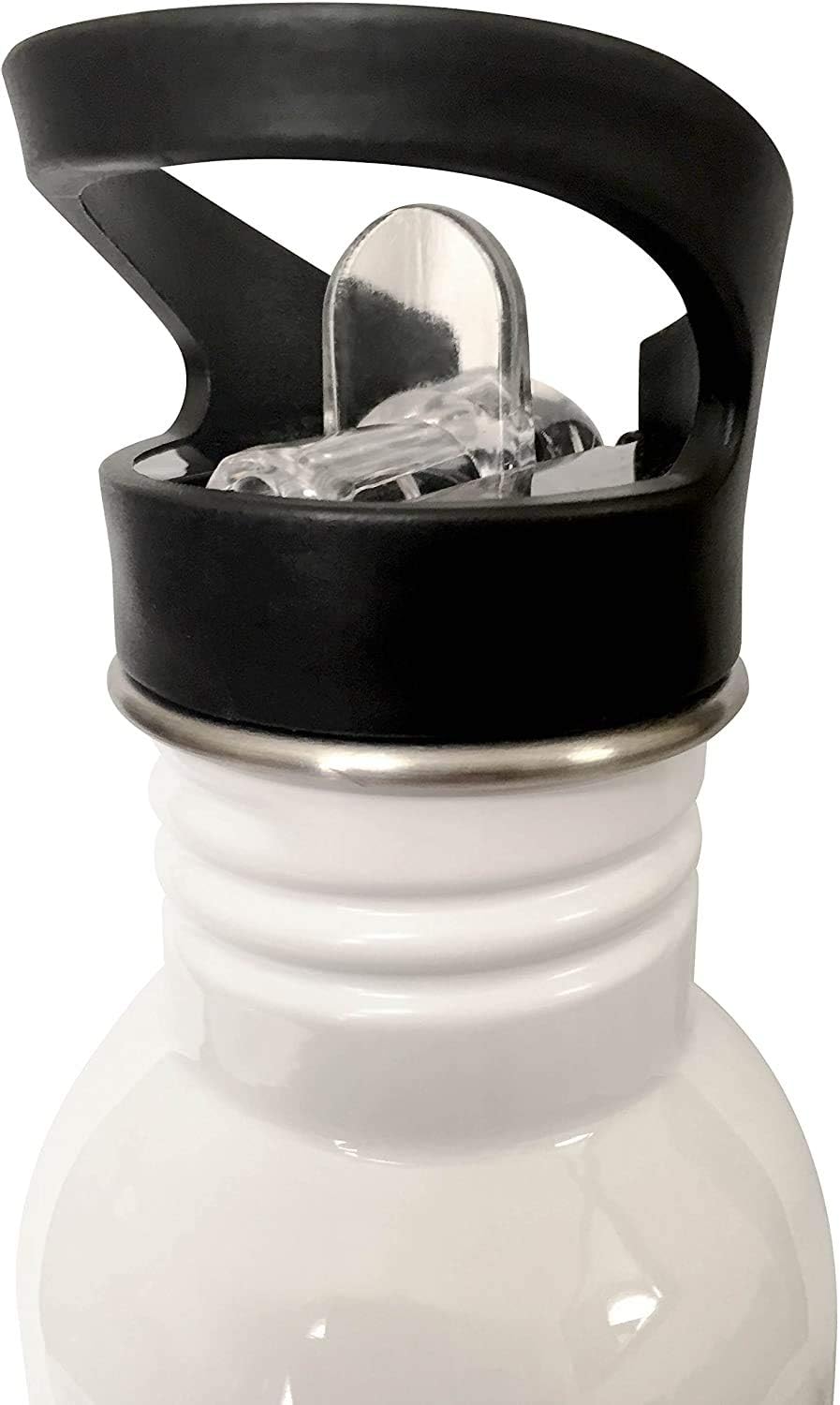 Funny Leaping Pickle Playing Pickleball 21 oz Sports Water Bottle