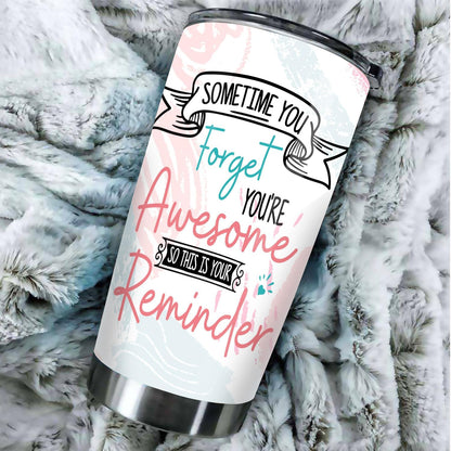 This Is What An Awesome Swim Instructor Tumbler Stainless Steel 20oz, Funny Gifts For Office Women Men Work Friend Coworker, Funny Driking Coffee Cup For Birthday Christmas