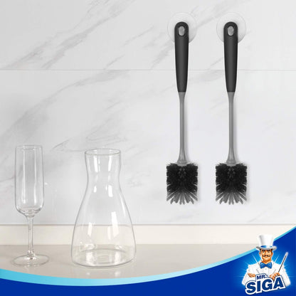 Long Handle Bottle Brush, Non-Scratch Water Bottle Brush Cleaner