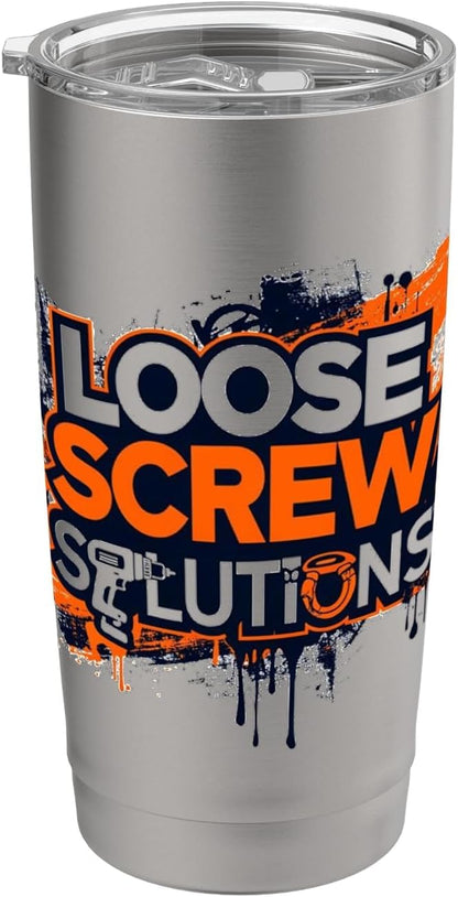 LOOSE SCREW SOLUTIONS Stainless Steel Insulated Tumbler