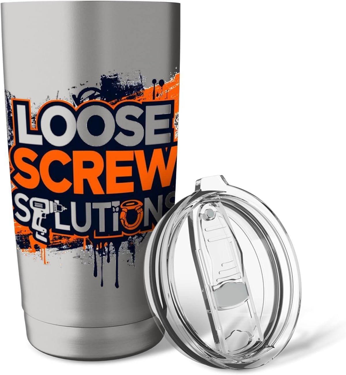LOOSE SCREW SOLUTIONS Stainless Steel Insulated Tumbler