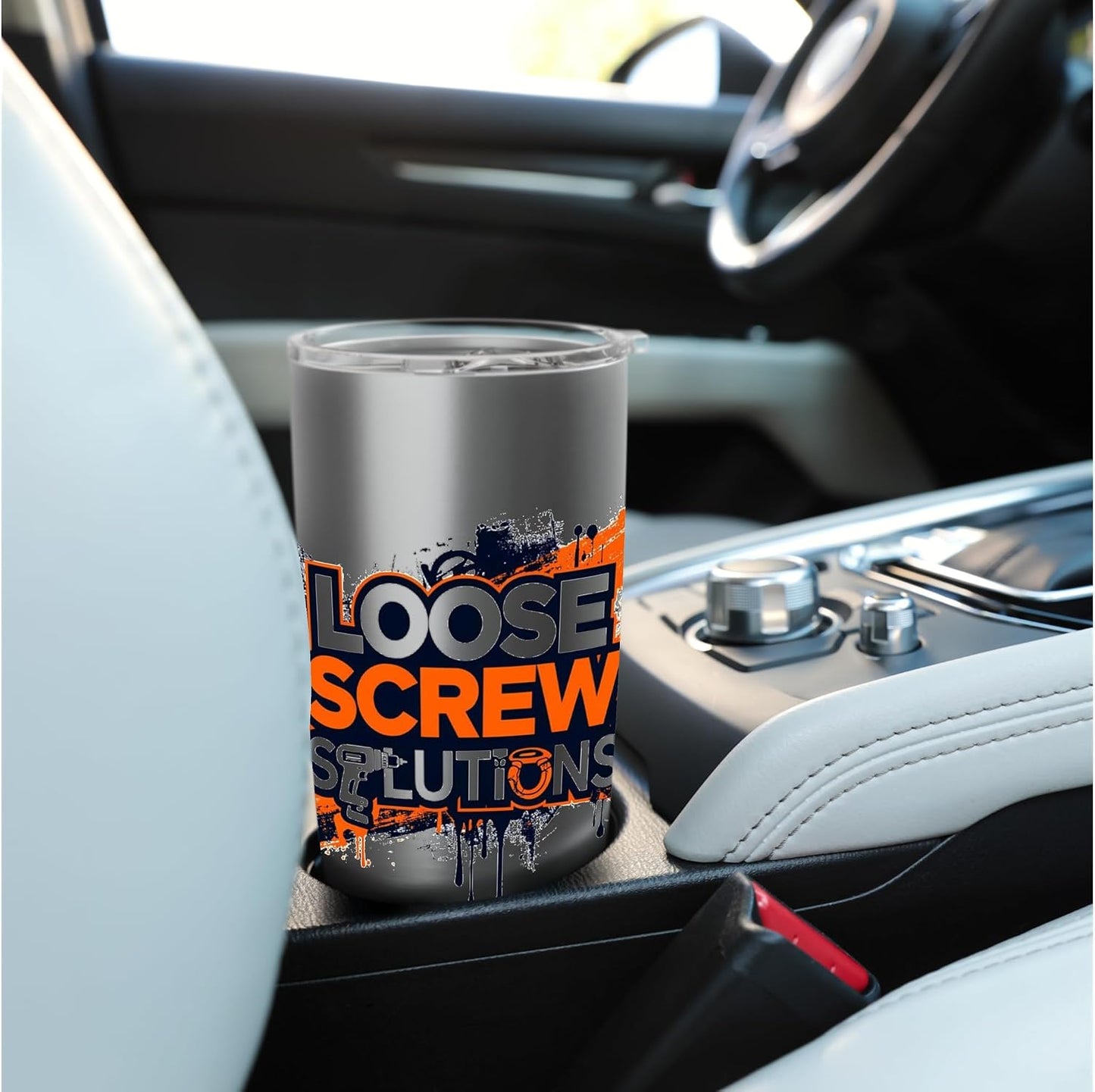 LOOSE SCREW SOLUTIONS Stainless Steel Insulated Tumbler
