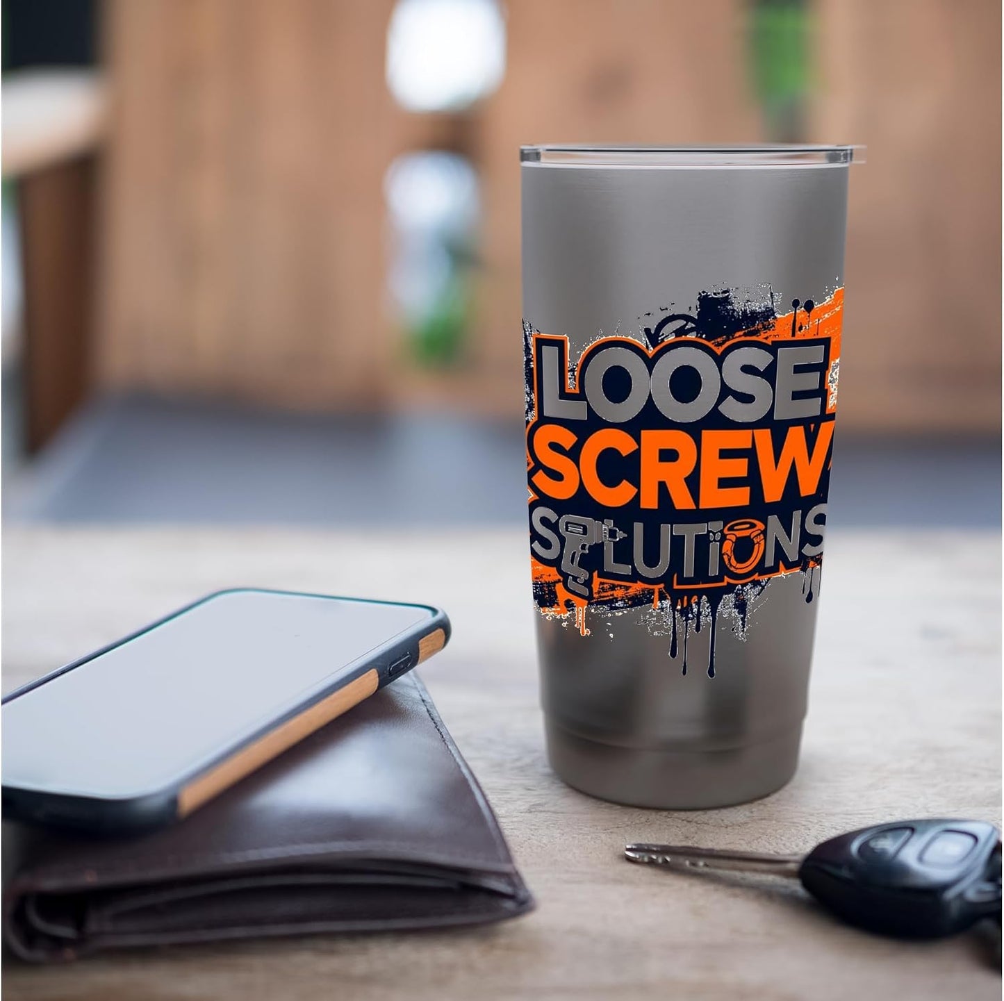 LOOSE SCREW SOLUTIONS Stainless Steel Insulated Tumbler