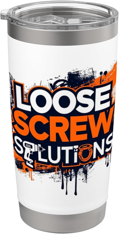 LOOSE SCREW SOLUTIONS Stainless Steel Insulated Tumbler