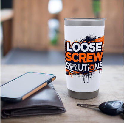 LOOSE SCREW SOLUTIONS Stainless Steel Insulated Tumbler