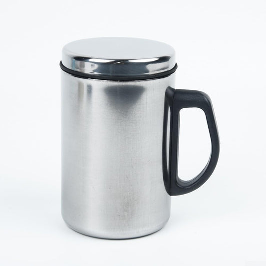 Vacuum Insulated Coffee Travel Mug Stainless Steel Thermal Cup With Wide Handle Secure Lid For Tea Hot Cold Beverages Indoor Outdoor Use 350Ml 500Ml(350ML)