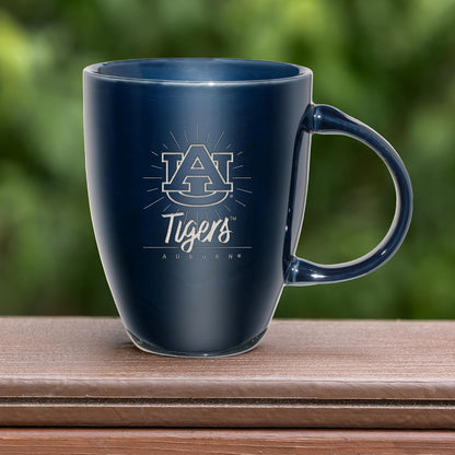 NCAA 18oz Laser Engraved Ceramic Lustre Mug - Coffee-Tea - Colors B