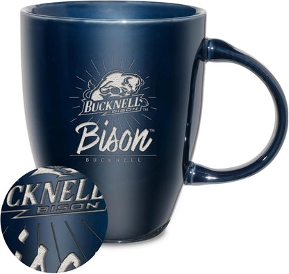 NCAA 18oz Laser Engraved Ceramic Lustre Mug - Coffee-Tea - Colors B
