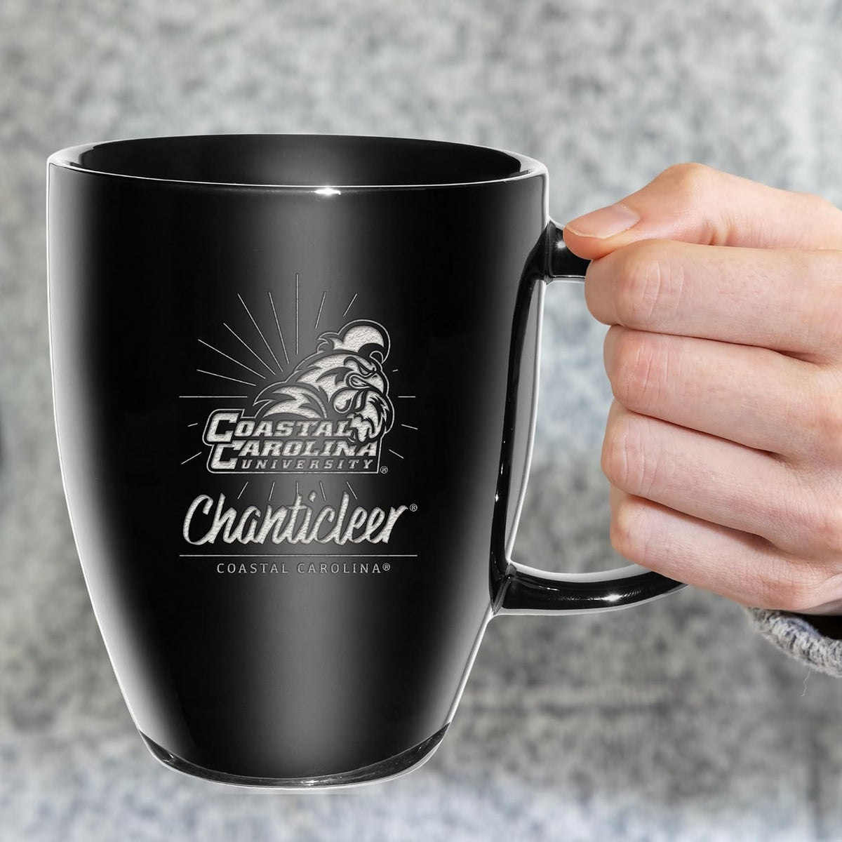 NCAA 18oz Laser Engraved Ceramic Lustre Mug - Coffee-Tea - Colors B