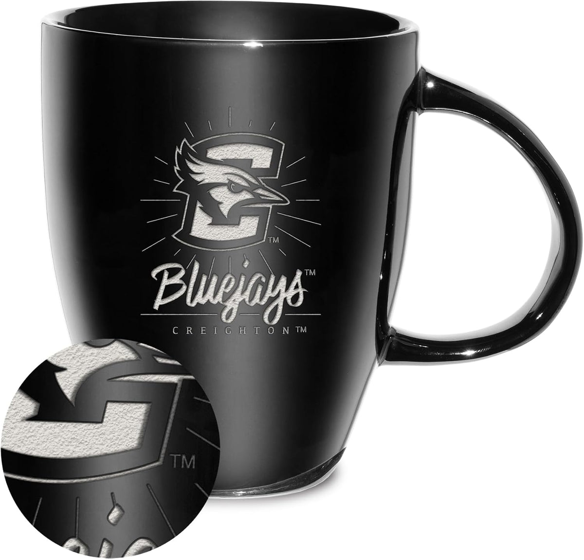 NCAA 18oz Laser Engraved Ceramic Lustre Mug - Coffee-Tea - Colors B