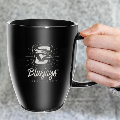 NCAA 18oz Laser Engraved Ceramic Lustre Mug - Coffee-Tea - Colors B