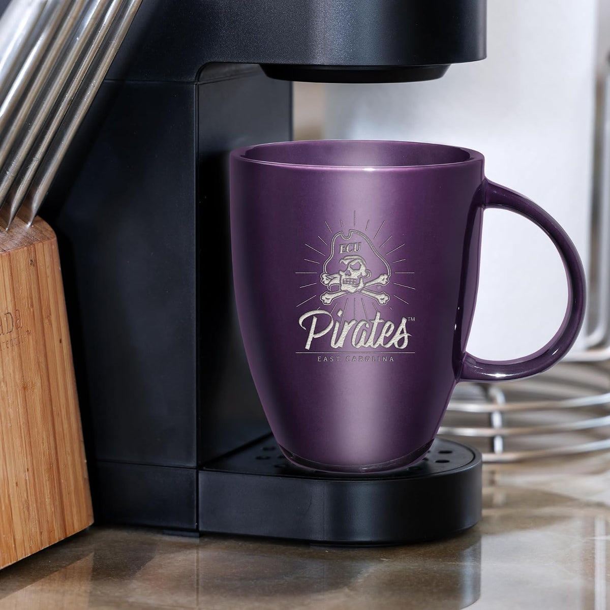 NCAA 18oz Laser Engraved Ceramic Lustre Mug - Coffee-Tea - Colors B