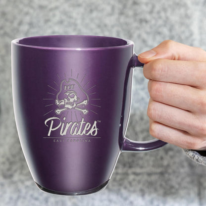 NCAA 18oz Laser Engraved Ceramic Lustre Mug - Coffee-Tea - Colors B