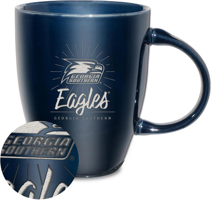 NCAA 18oz Laser Engraved Ceramic Lustre Mug - Coffee-Tea - Colors B