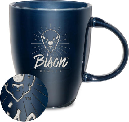 NCAA 18oz Laser Engraved Ceramic Lustre Mug - Coffee-Tea - Colors B