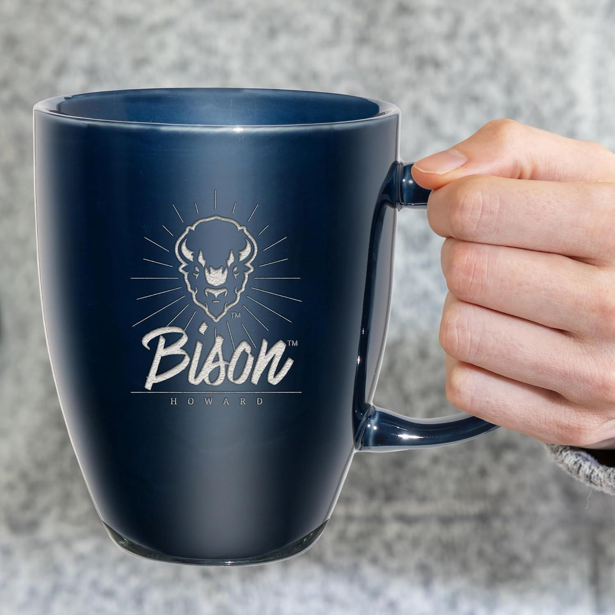 NCAA 18oz Laser Engraved Ceramic Lustre Mug - Coffee-Tea - Colors B