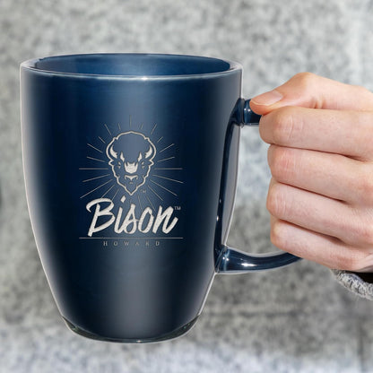 NCAA 18oz Laser Engraved Ceramic Lustre Mug - Coffee-Tea - Colors B